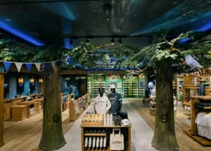 ハリー・ポッター ショップ 原宿店内