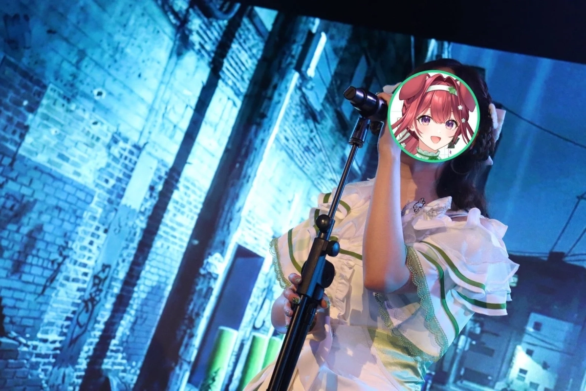 ライブ中のキャラクター