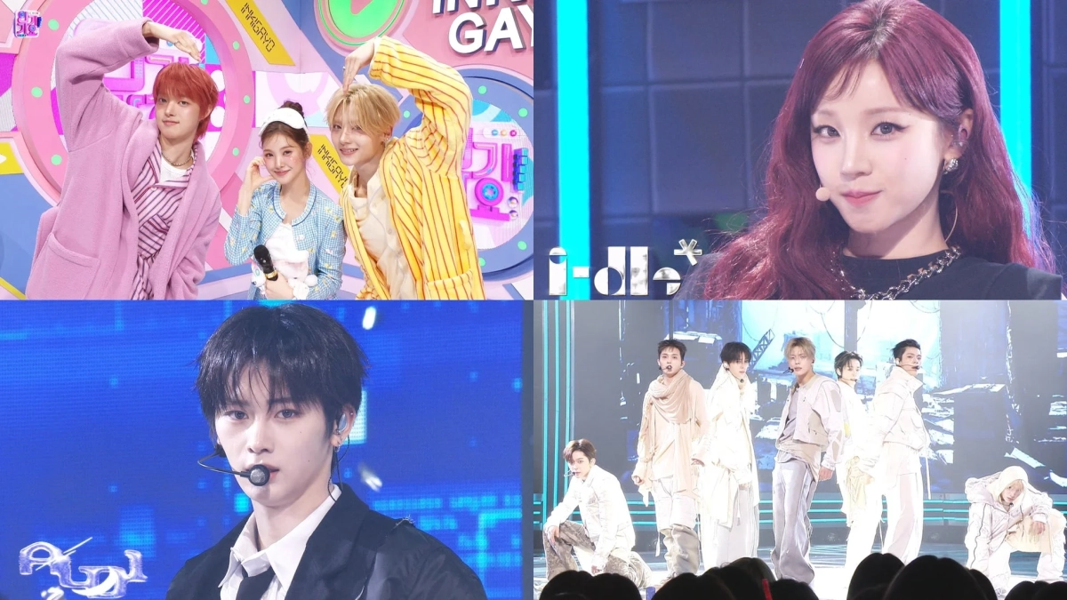 K-POPアーティストたちのパフォーマンスシーン