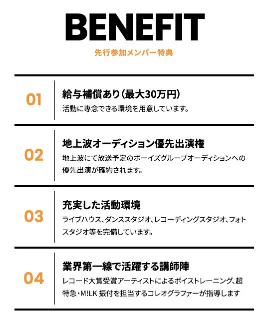 先行参加メンバー特典