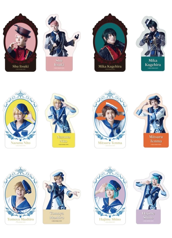 ステッカーセット2枚入り(全6種)