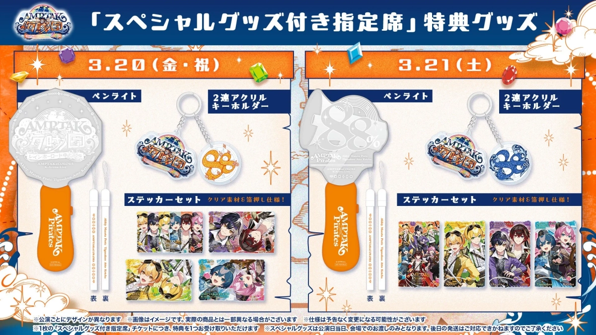 アップグレード特典グッズ