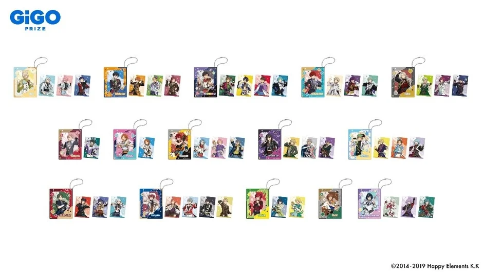 GiGO PRIZE キーホルダーやカード型グッズ