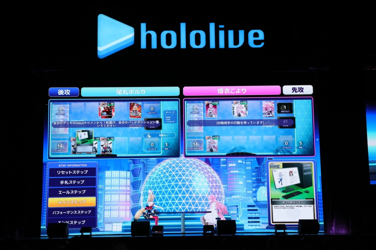 ステージ上のゲーム画面詳細