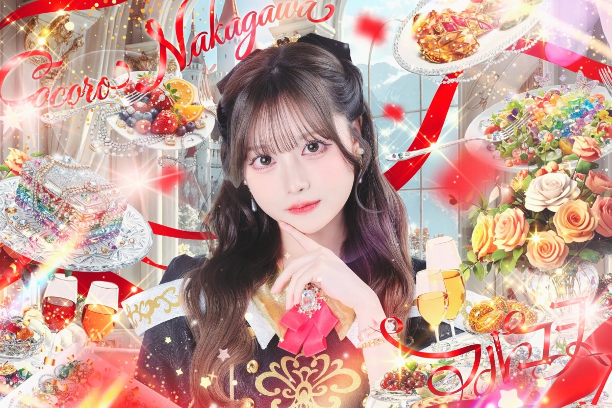 豪華なファンタジー世界を背景に立つ中川心