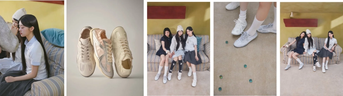 ILLITメンバーとスニーカー