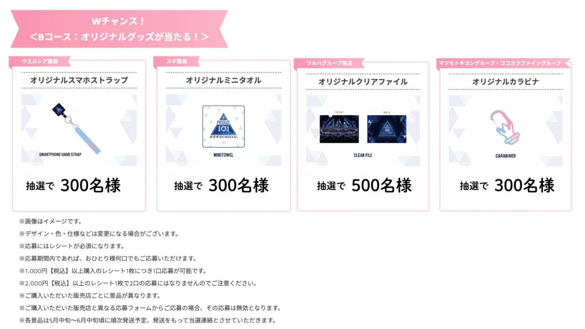 対象企業限定オリジナルグッズ