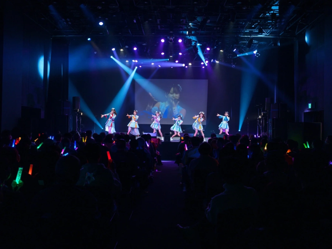 ライブ会場の観客