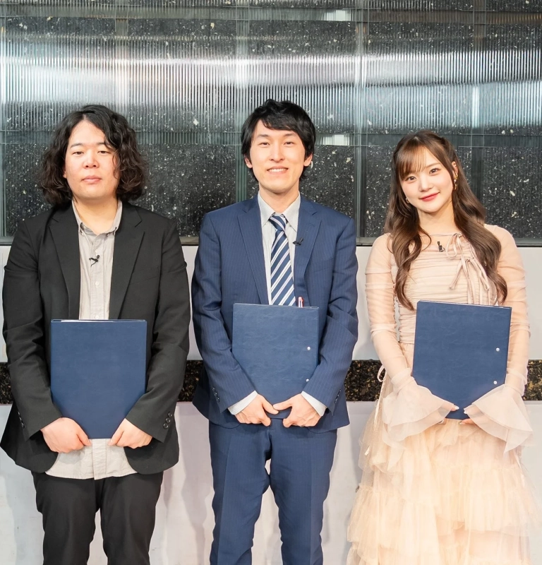 MCの宮下草薙と先輩ぴんくの稲場愛香