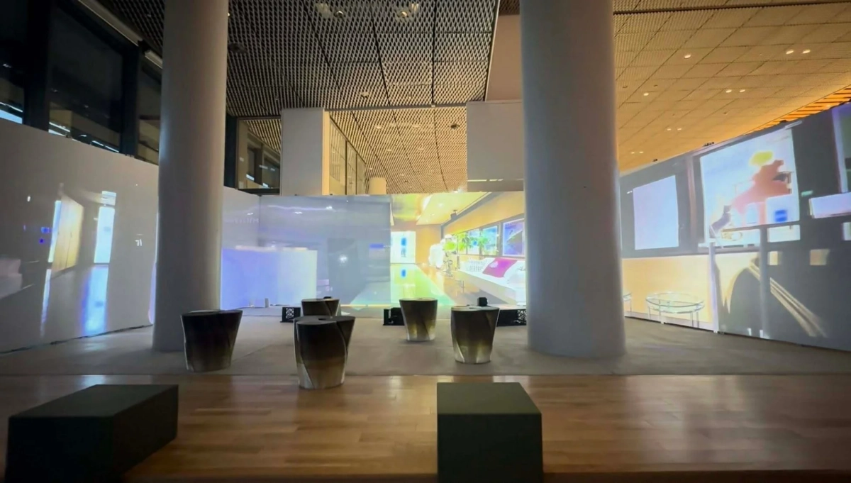 モダンなインスタレーション