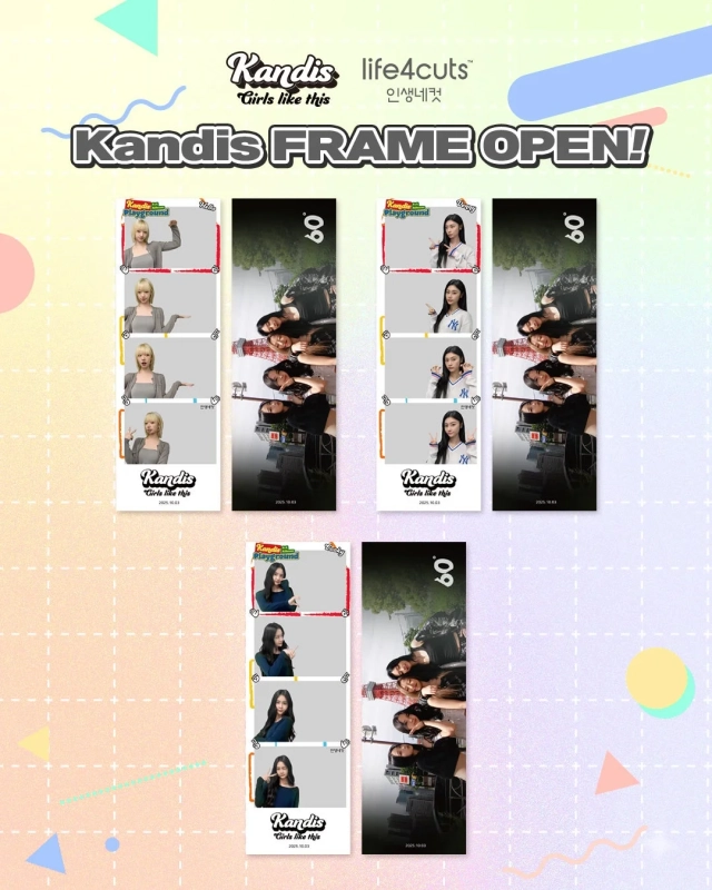 Kandis life4cuts™ Girls like this 人生네컷 Kandis FRAME OPEN!