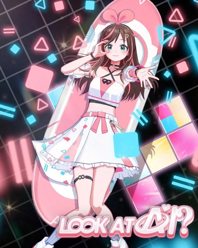Kizuna AI オンラインLIVE 2026 "LOOK AT AI?" キービジュアル