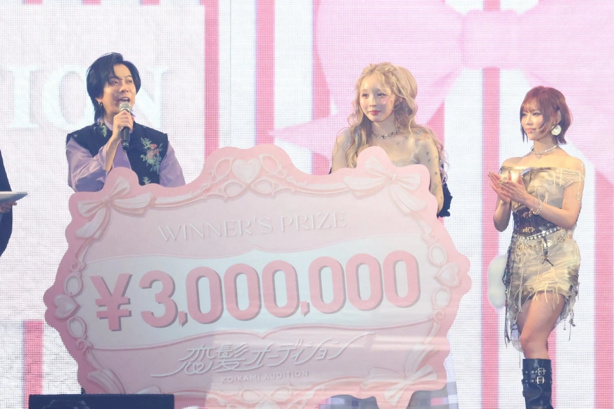 優勝者発表の瞬間