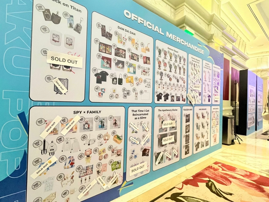 物販コーナーの様子