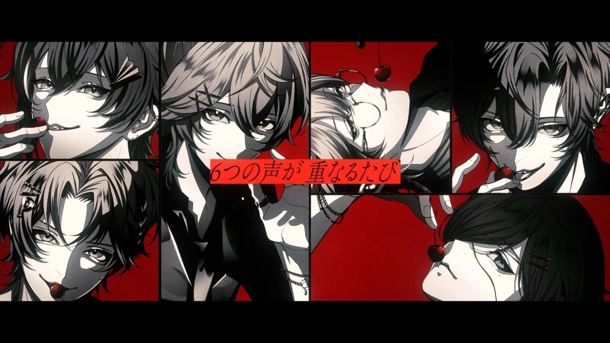 6人の男性キャラクターイラスト