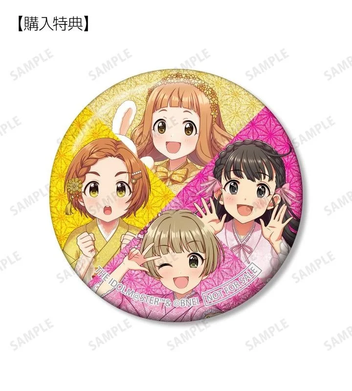 予約購入特典 描き下ろし 集合 A レース着物ver. グリッター缶バッジ