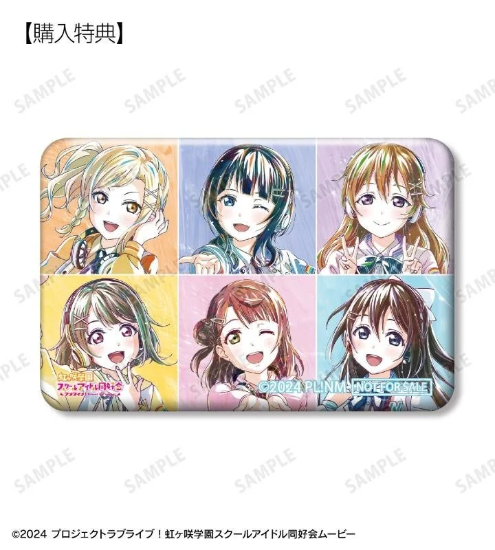 予約購入特典 描き下ろし 集合A ミラクル STAY TUNE！ Ani-Art レクタングル缶バッジ AMNIBUS限定特典