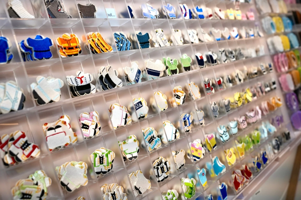 豊富なワッペンパーツ