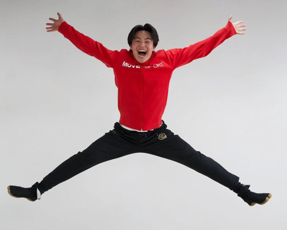 パルクール中のしょうたさん