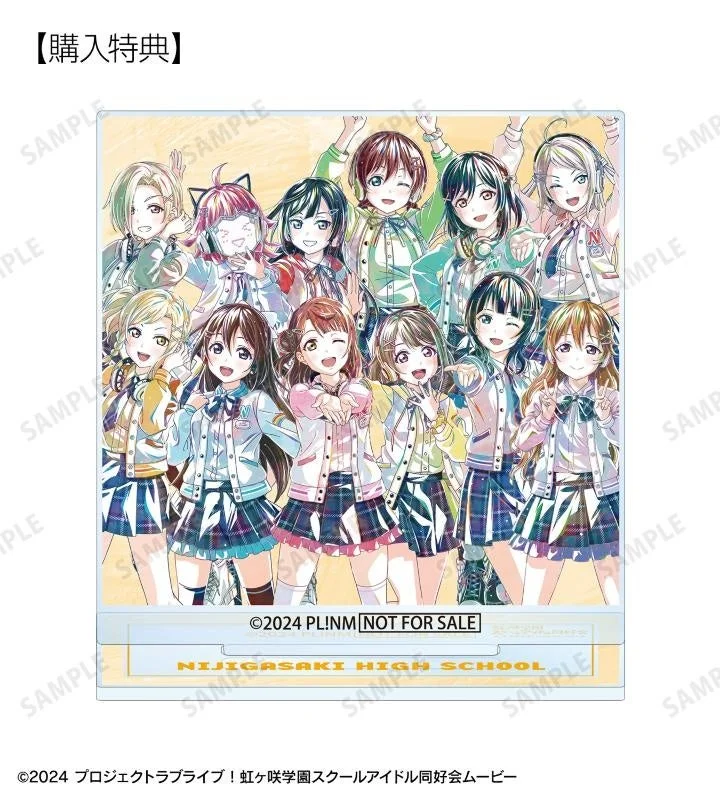 予約購入特典 描き下ろし 集合 ミラクル STAY TUNE！ Ani-Art アクリルスタンド AMNIBUS限定特典