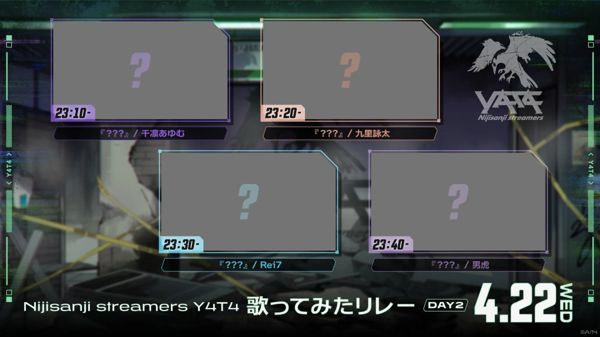 Y4T4 歌ってみたリレー DAY2