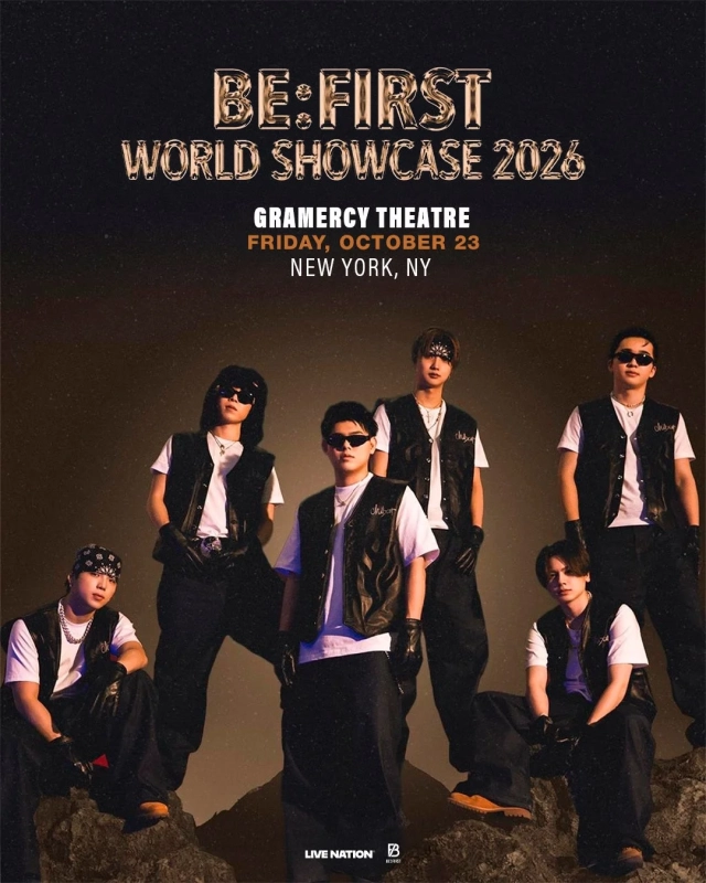 BE:FIRST WORLD SHOWCASE 2026 ニューヨーク公演ポスター