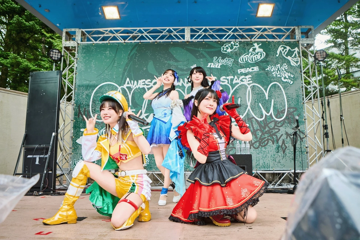 ウタヒメドリームのライブステージ