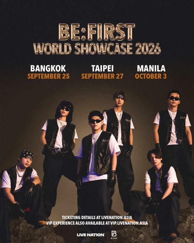 BE:FIRST WORLD SHOWCASE 2026 アジア公演ポスター