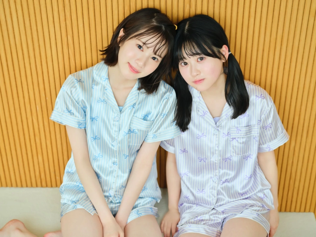 AKB48 橋本恵理子さんと布袋百椛さんのパジャマ姿