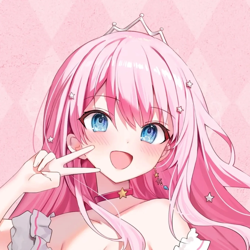桃妃ミルクのキャラクターイラスト