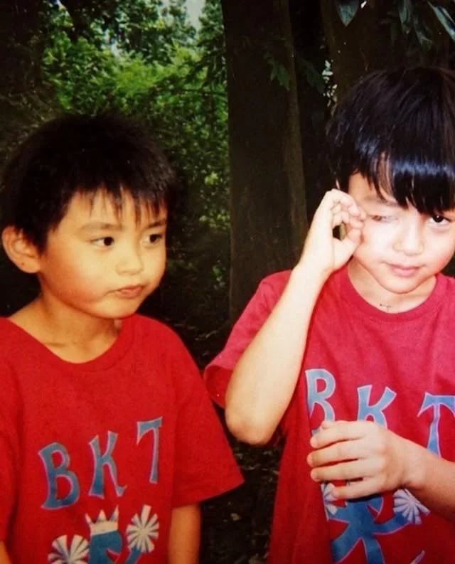 幼少期のREOとTAKARA