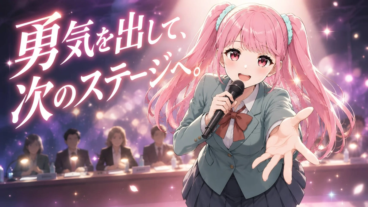 勇気を出して、次のステージへ。