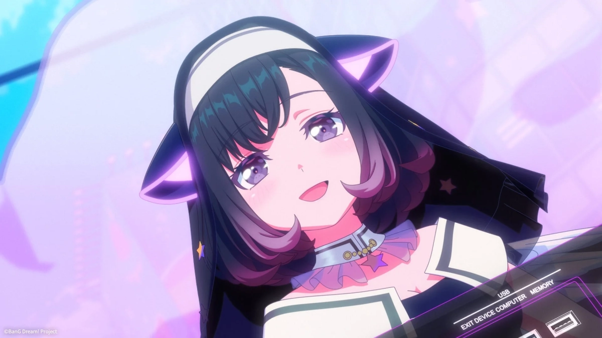 ノンクレジットOP映像より、猫耳の少女