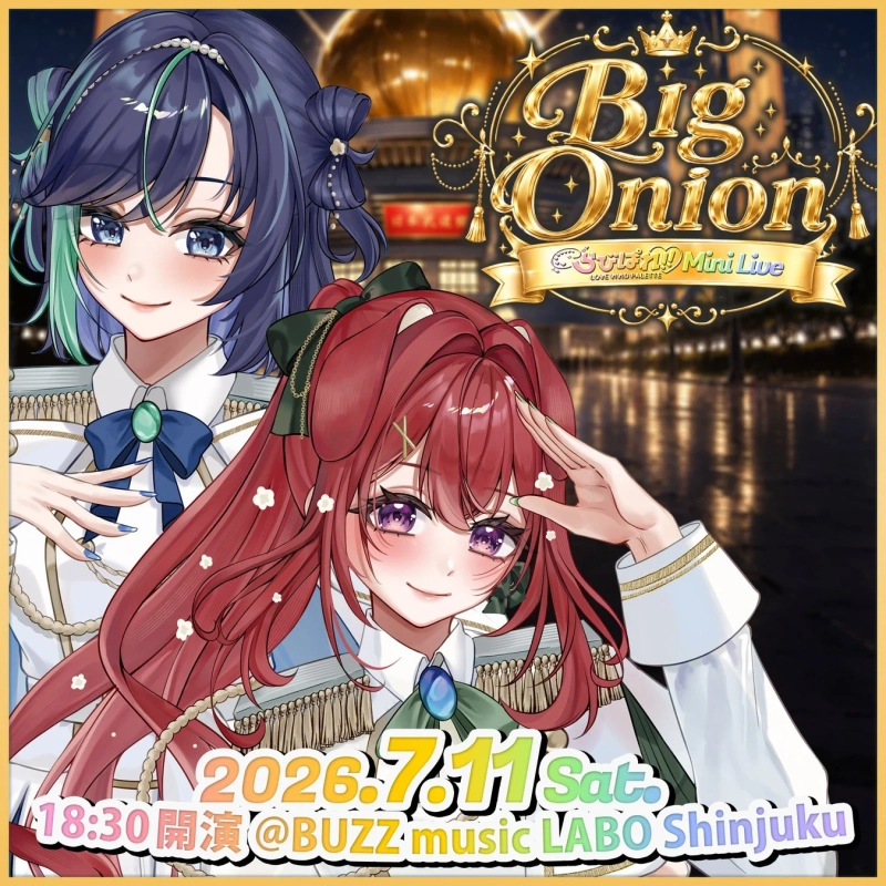 Big Onion LOVE VIVID PALETTE Mini Live告知ポスター