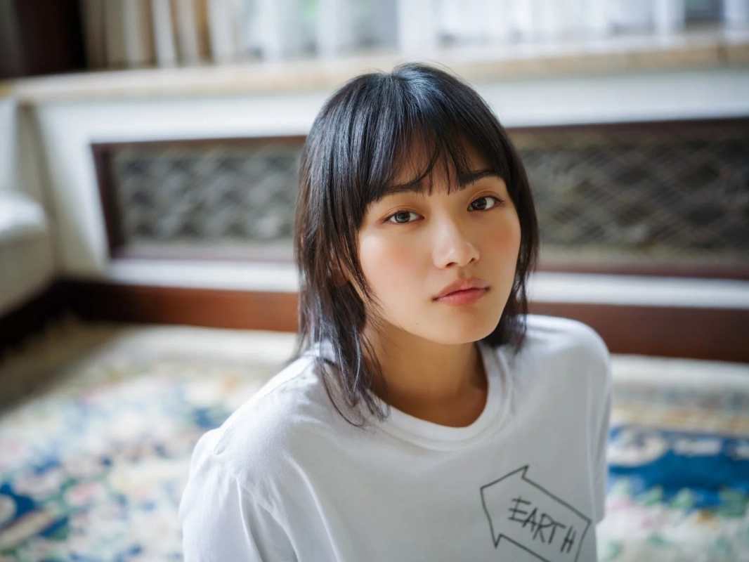 山﨑天 白いTシャツ姿