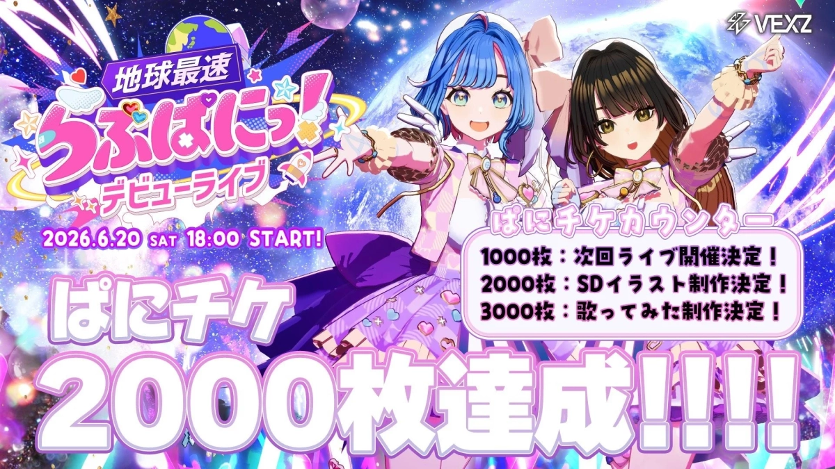 ぱにチケチャレンジ達成状況