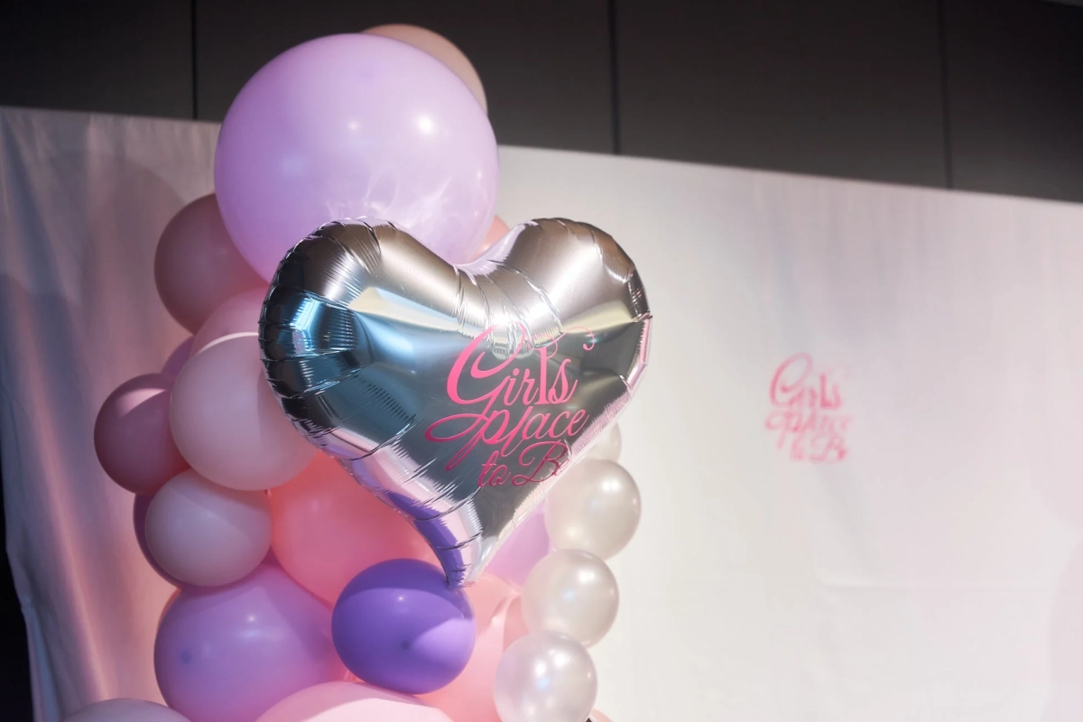 Girl's Place to Beバルーンデコレーション