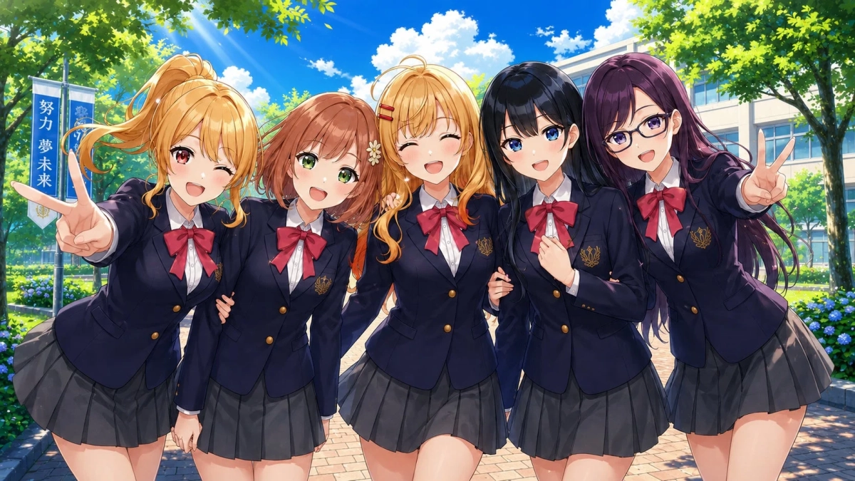 配信開始キャラクター集合画像