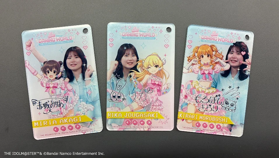 アイドルマスターシンデレラガールズのアクリルカード