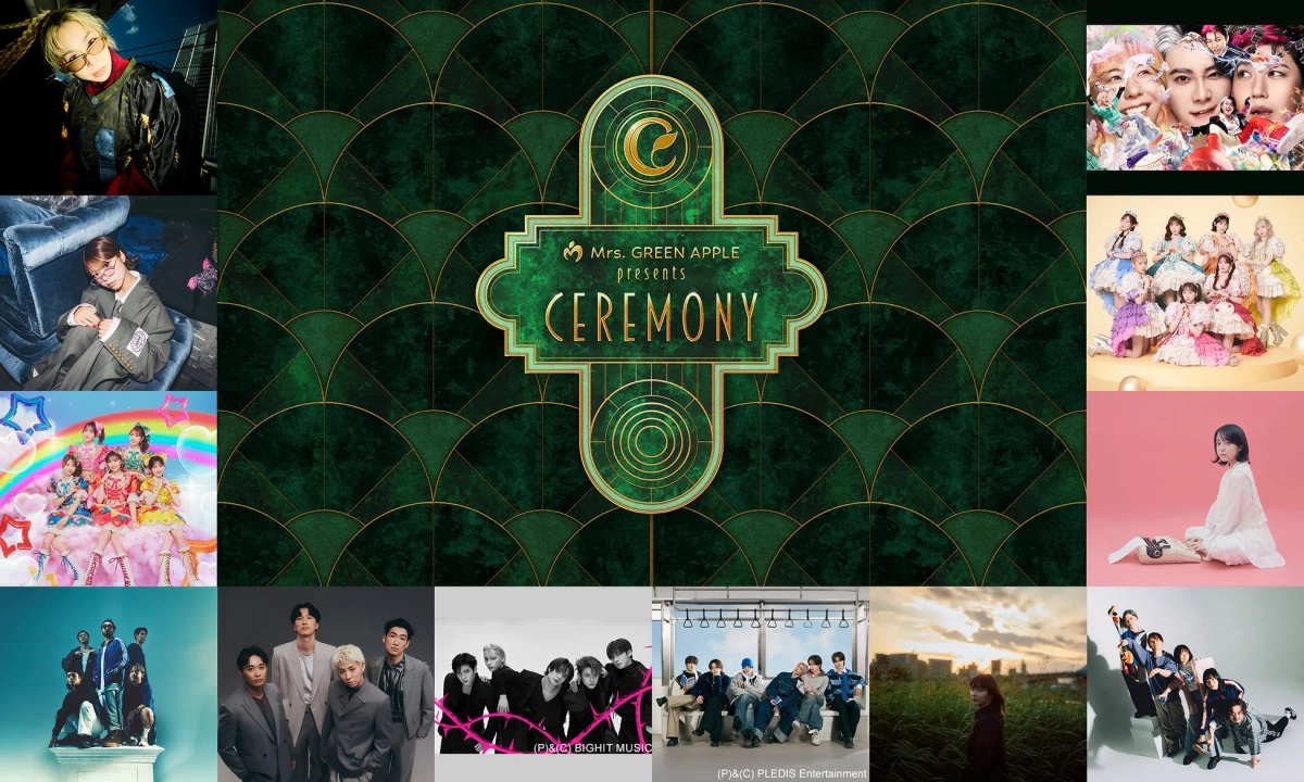 Mrs. GREEN APPLE presents CEREMONY コラージュ