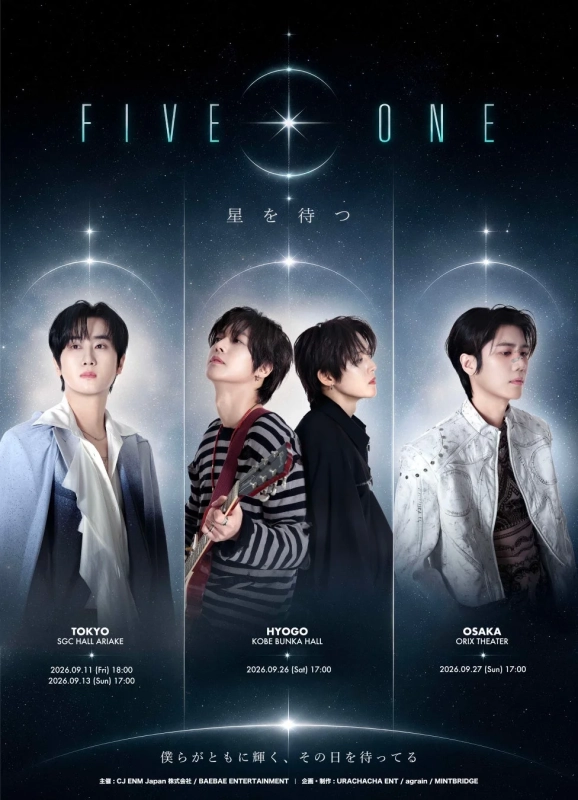 FIVE O ONE ツアー告知ポスター