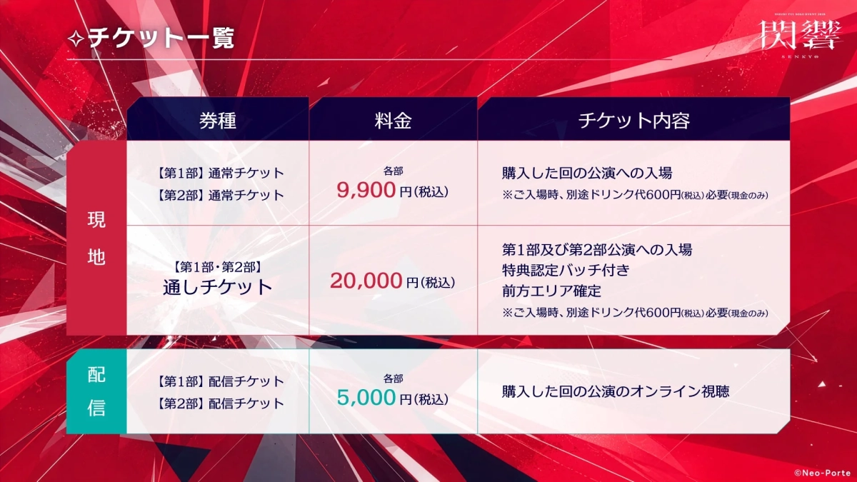 Hizuki Yui Solo Event 2026「閃響」のチケット詳細