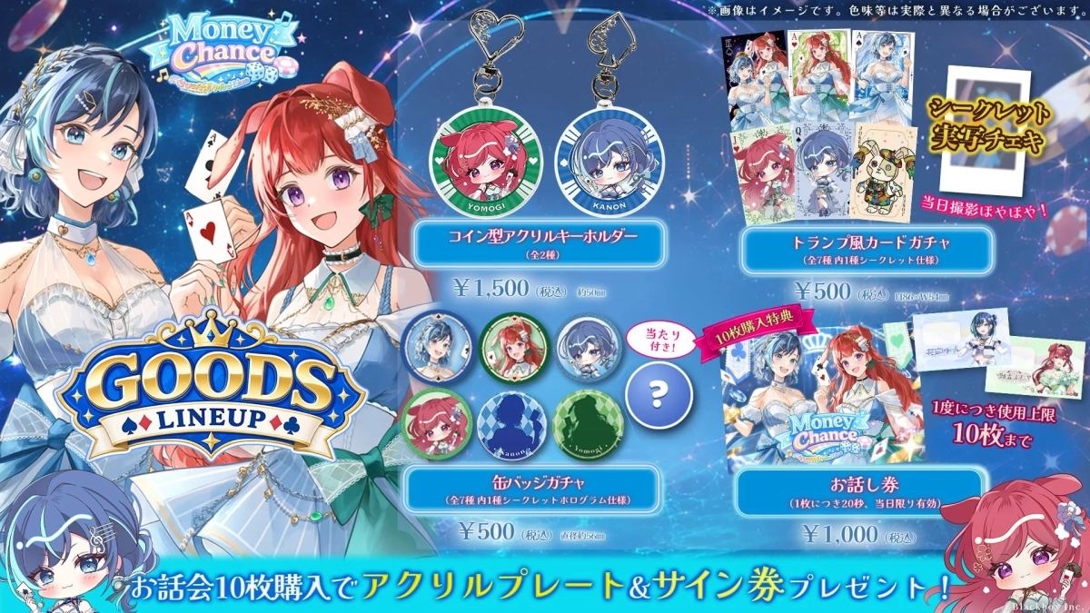 グッズラインナップ全体図